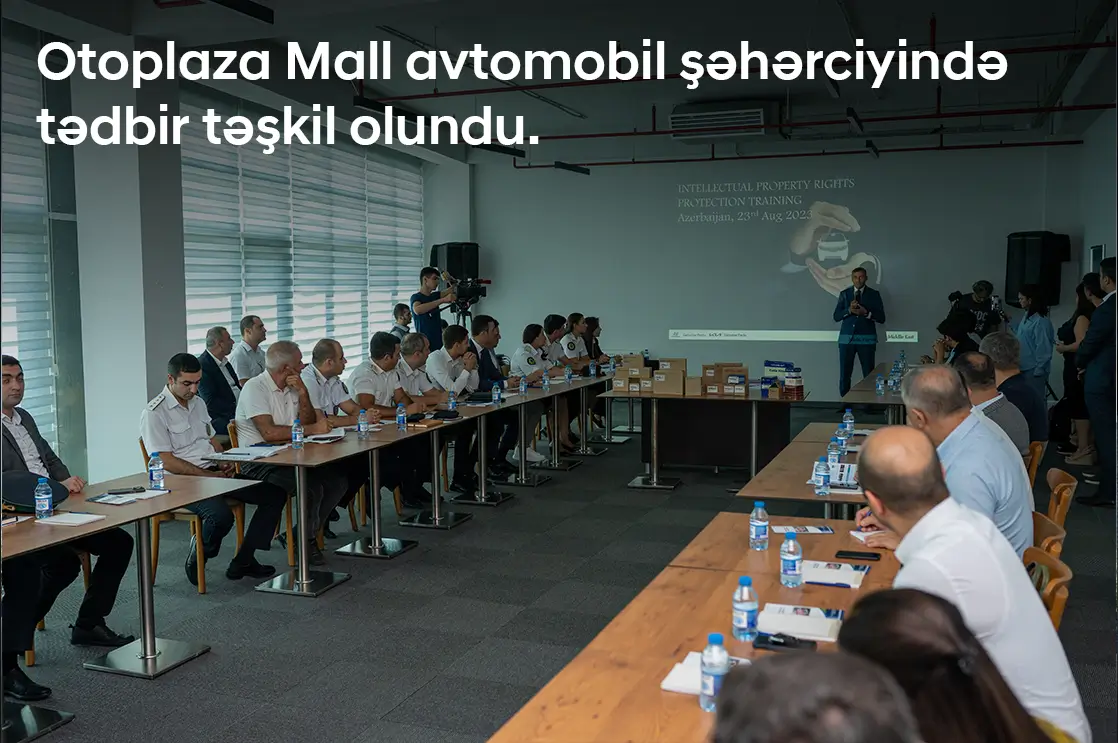 Otoplaza Mall avtomobil şəhərciyində tədbir təşkil olundu.