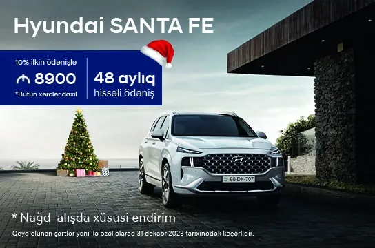 Santa Fe modellərinə xüsusi təklif!