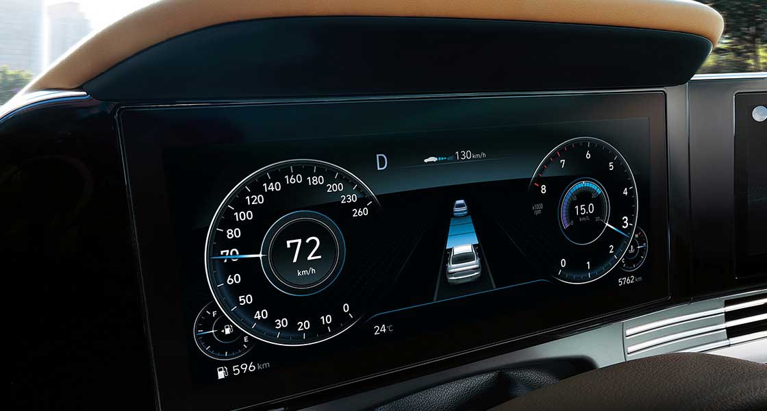 Azera Digital gauges deliver maximum engagement.