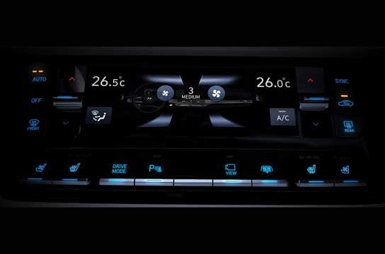 Azera Touch-screen climate controller