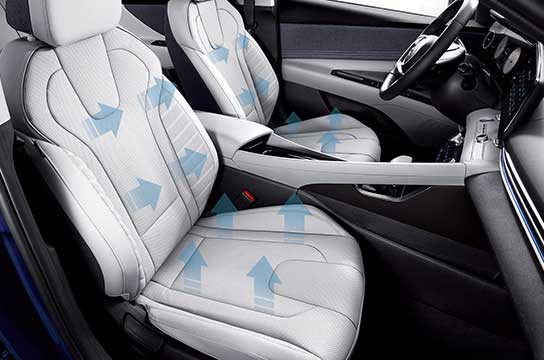 ventilated front seats